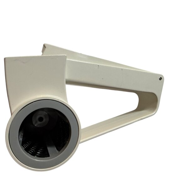 Zyliss Plastic Cheese Grater Rotary Restaurant Style, White Switzerland Made - Picture 3 of 13